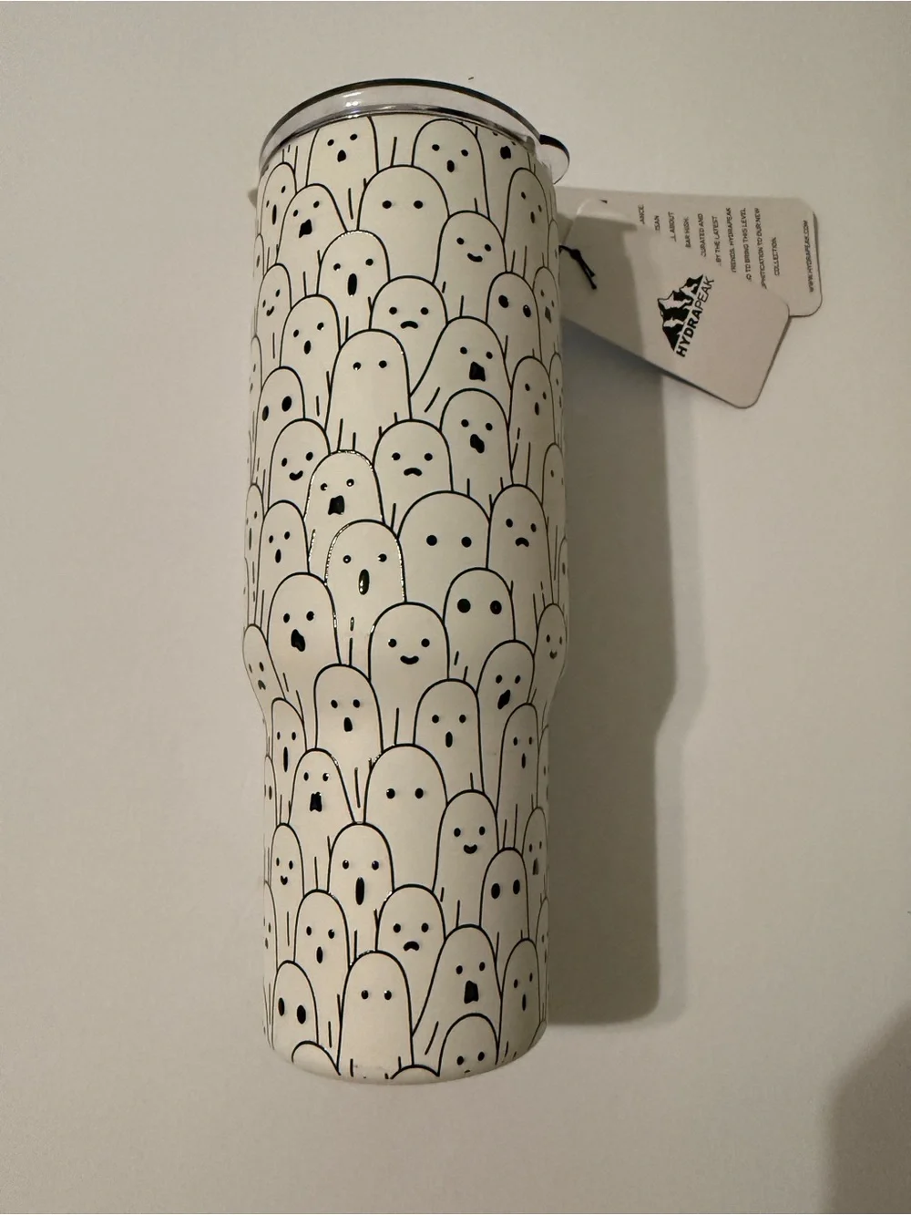 Hydrapeak Voyager 32oz Ghost Print Tumbler NWT Flip & Straw Lid